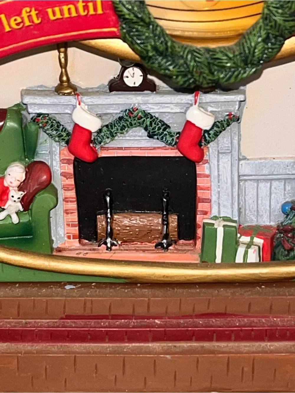 AVON 2007 ADVENT CLOCK: Musical Lights • Countdown Days Left Until Christmas